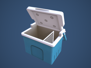 Stylized Portable Cooler 3D Модель