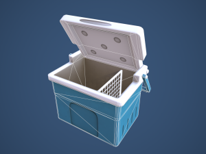 Stylized Portable Cooler 3D Модель