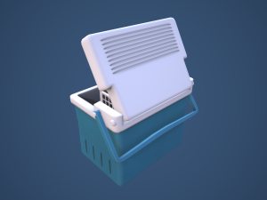 Stylized Portable Cooler 3D Модель
