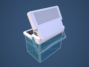 Stylized Portable Cooler 3D Модель