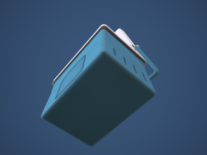 Stylized Portable Cooler 3D Модель