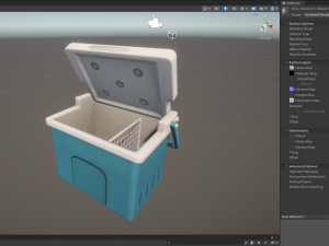 Stylized Portable Cooler 3D Модель