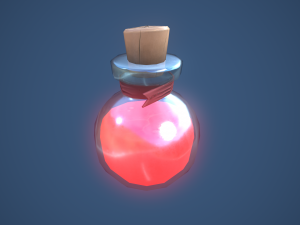 Stylized Small Alchemy Potion 3D Model