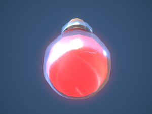 Stylized Small Alchemy Potion 3D Model