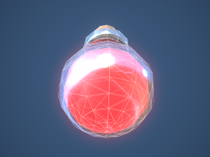 Stylized Small Alchemy Potion 3D Model