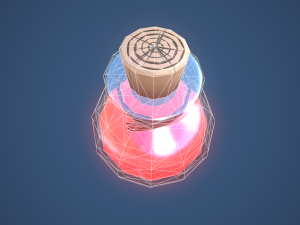 Stylized Small Alchemy Potion 3D Model