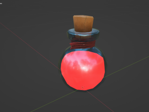 Stylized Small Alchemy Potion 3D Model