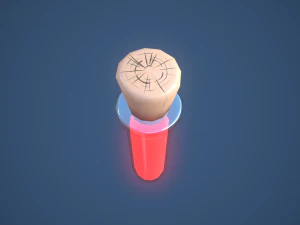Stylized Test Tube Alchemy Potion 3D Model