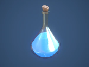 Stylized Elixir Alchemy Potion 3D Model
