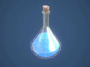 Stylized Elixir Alchemy Potion 3D Model