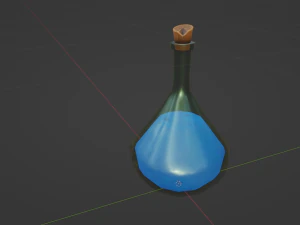 Stylized Elixir Alchemy Potion 3D Model
