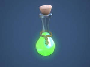 Stylized Alchemy Potion 3D Model