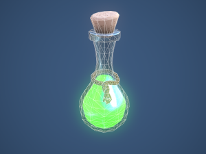 Stylized Alchemy Potion 3D Model