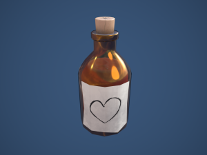 Stylized Bottle Alchemy Potion 3D मॉडल