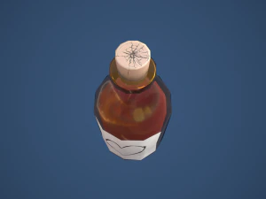 Stylized Bottle Alchemy Potion 3D Model