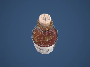 Stylized Bottle Alchemy Potion 3D Model