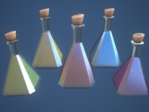Stylized Magic Alchemy Potion Modelo 3D