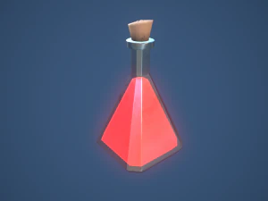 Stylized Magic Alchemy Potion 3D Model