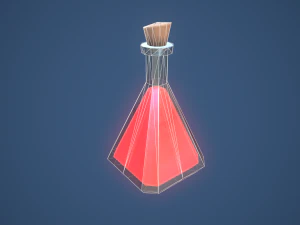 Stylized Magic Alchemy Potion 3D Model