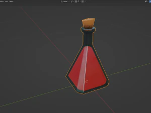 Stylized Magic Alchemy Potion 3D Model