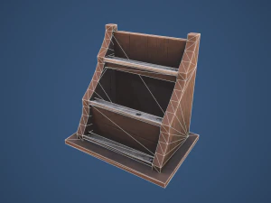 Stylized Alchemy Shelf 3D Model