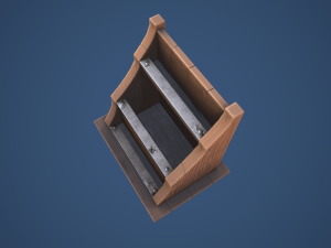 Stylized Alchemy Shelf 3D Модель