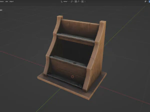 Stylized Alchemy Shelf 3D Model