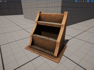 Stylized Alchemy Shelf 3D Model