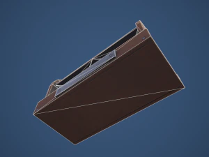 Stylized Alchemy Potion Rack 3D Model