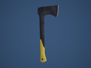 Stylized Tactical Axe 3D 모델