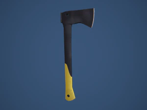 Stylized Tactical Axe 3D Model