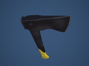 Stylized Tactical Axe 3D 모델
