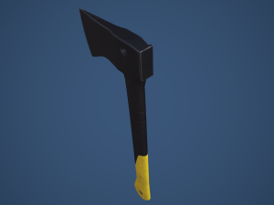 Stylized Tactical Axe 3D 모델