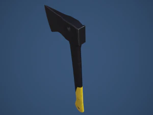 Stylized Tactical Axe 3D Model