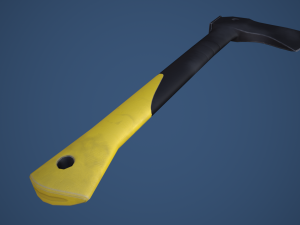 Stylized Tactical Axe 3D 모델