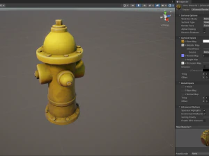 Stylized Fire Hydrant 3D Model