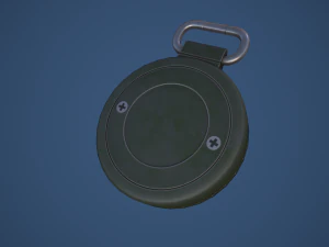 Stylized Tourist Compass 3D Model