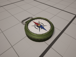 Stylized Tourist Compass Modelo 3D