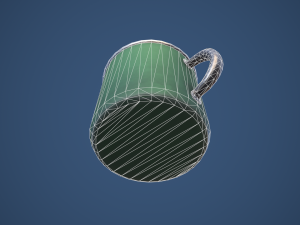 Stylized Camping Mug 3D Model