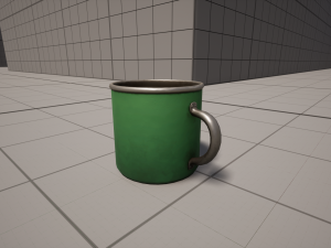 Stylized Camping Mug 3D Model