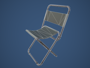 Stylized Fishing Chair Modèle 3D