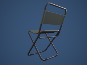 Stylized Fishing Chair Modèle 3D