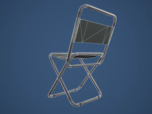 Stylized Fishing Chair 3D Model