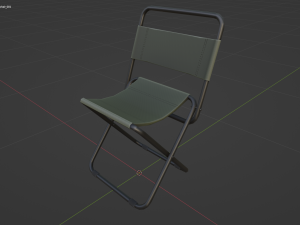 Stylized Fishing Chair Modèle 3D
