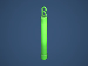 Stylized Glow Stick 3D Model