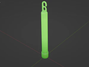 Stylized Glow Stick 3D Model