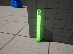 Stylized Glow Stick 3D Model