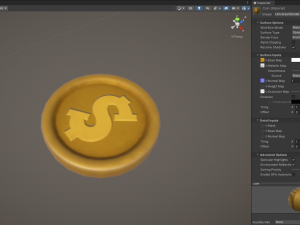 Stylized Coin 3D Модель