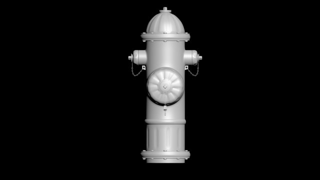 fire hydrant Model 3D .c4d .max .obj .3ds .fbx .stl .blend 