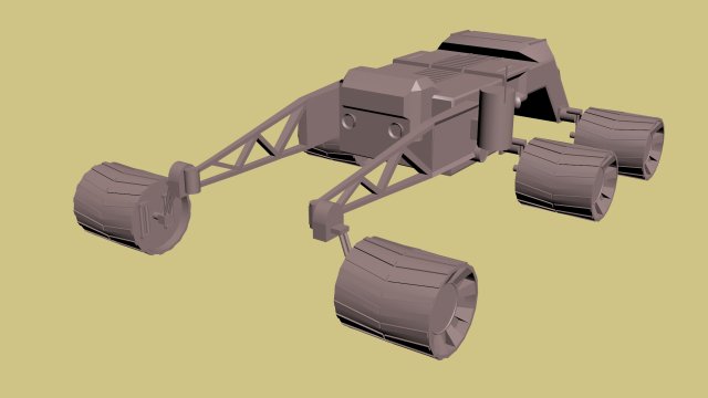 planetary rover 3Dモデル .c4d .max .obj .3ds .fbx .stl .blend